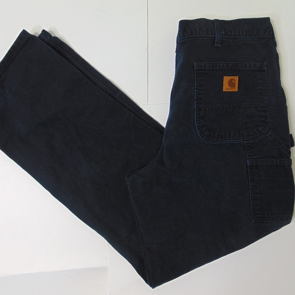 black carhartt carpenter jeans
